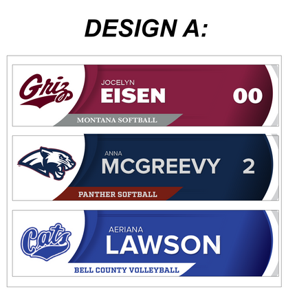 Locker Name Plates
