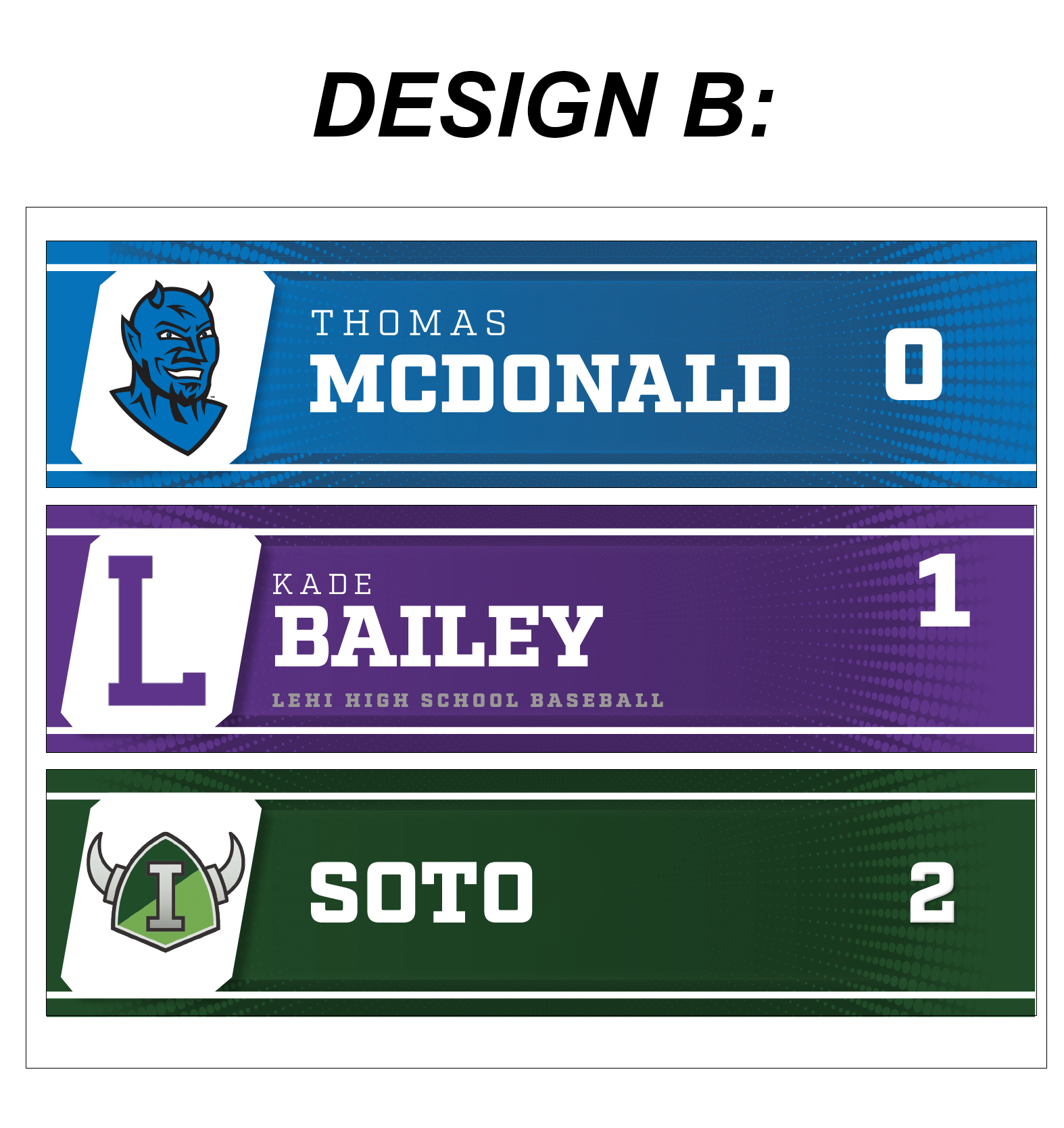Customize Locker Prints Locker Name Plates – Next Level Prints